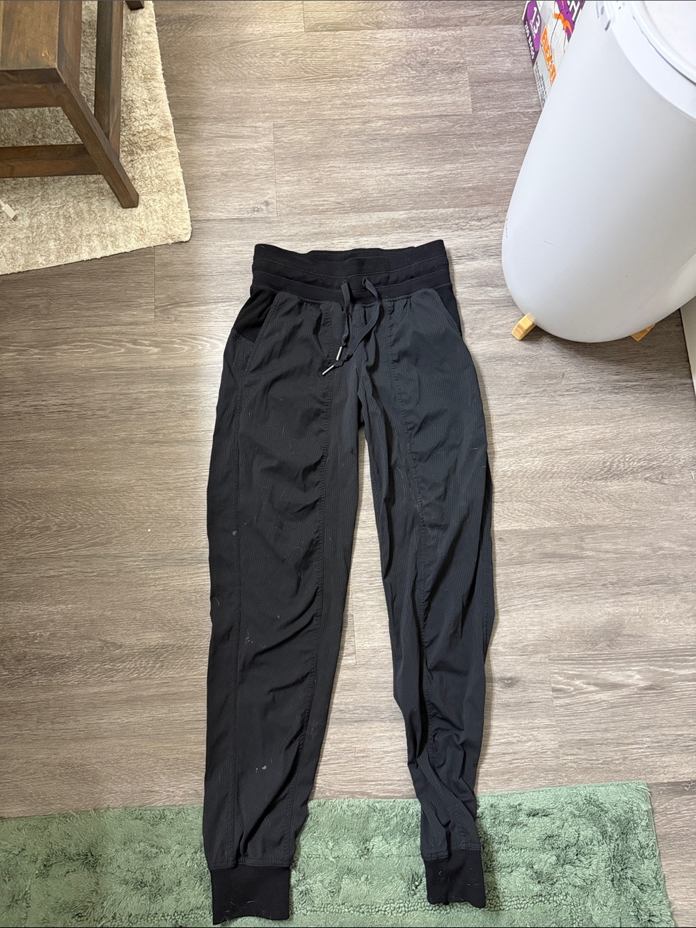 Lululemon Black Women's Jogger Pants with Drawstring Waist